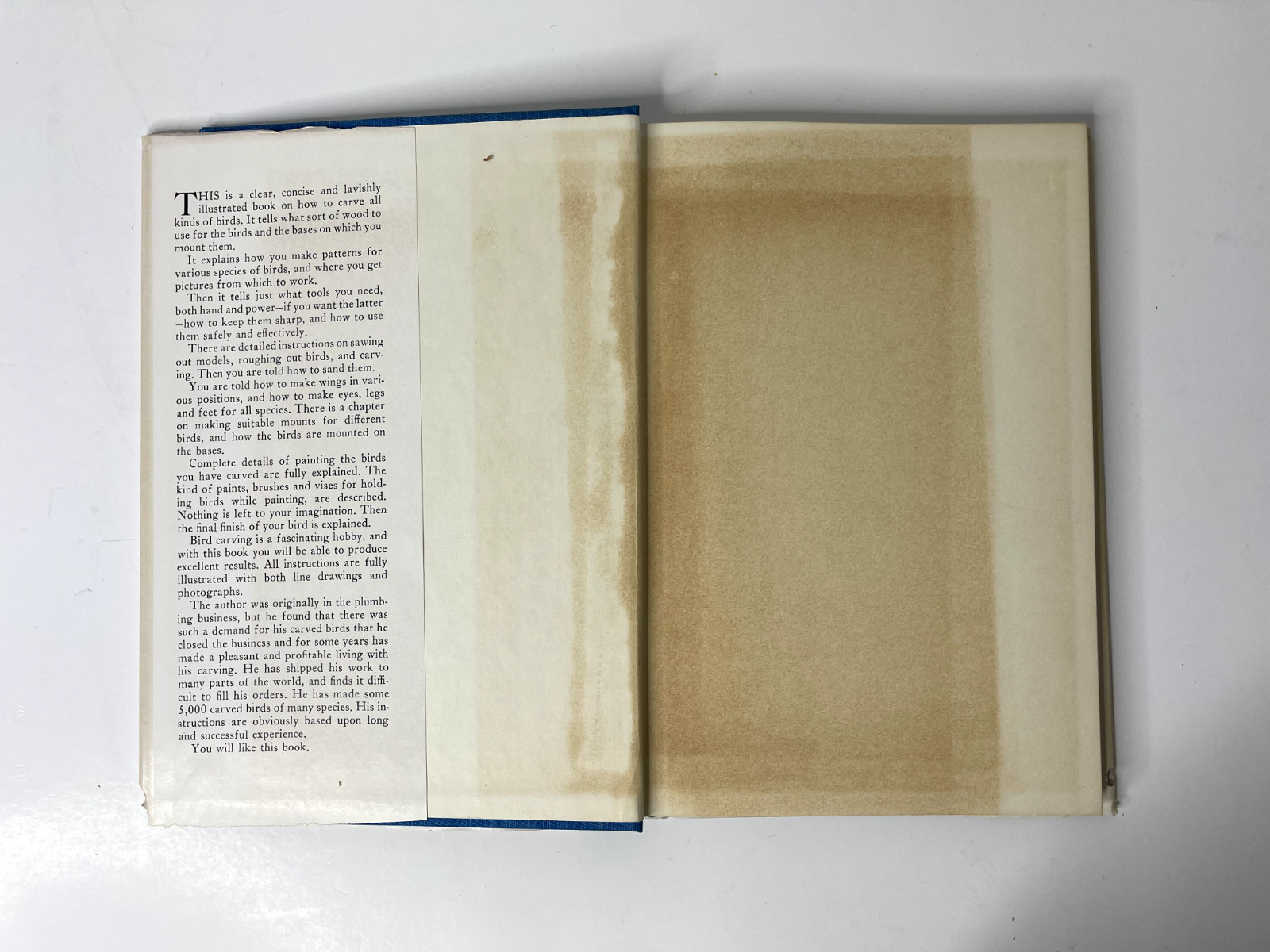 Bird Carving by Wendell Gilley, 1961. Hardcover Dust Jacket