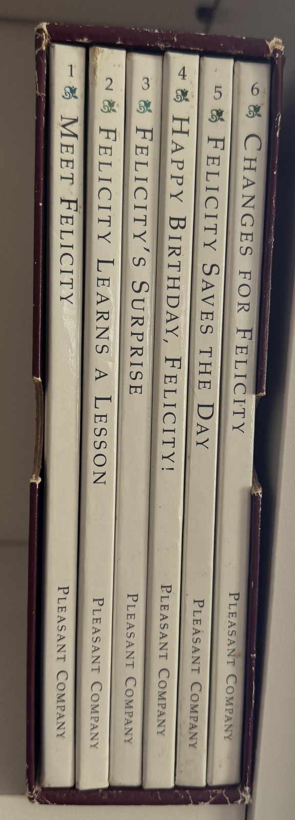 Complete Set FELICITY 1-6 American Girl Lot Pleasant Company Hardcover