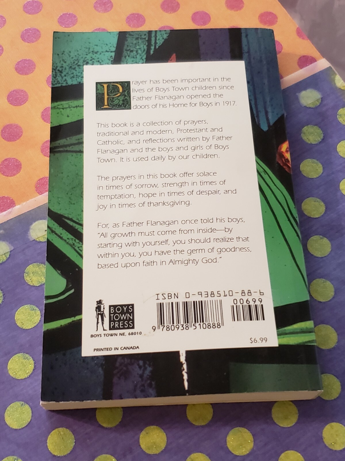 BOYS TOWN PRAYER BOOK, FATHER VAL J. PETER, PAPERBACK, 2000
