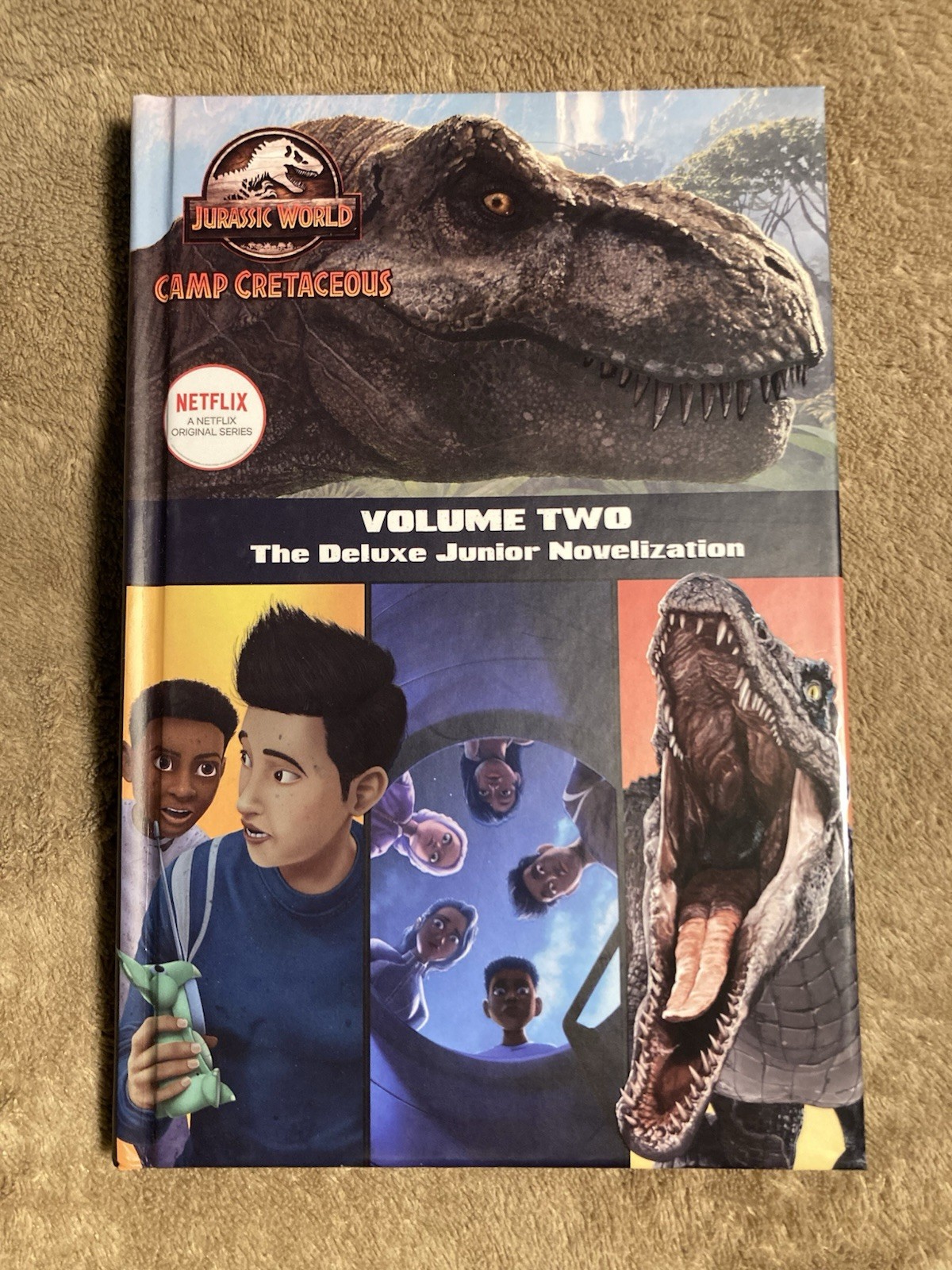 Camp Cretaceous Deluxe Junior Novelization Book Box Set Jurassic World Vol 1-4
