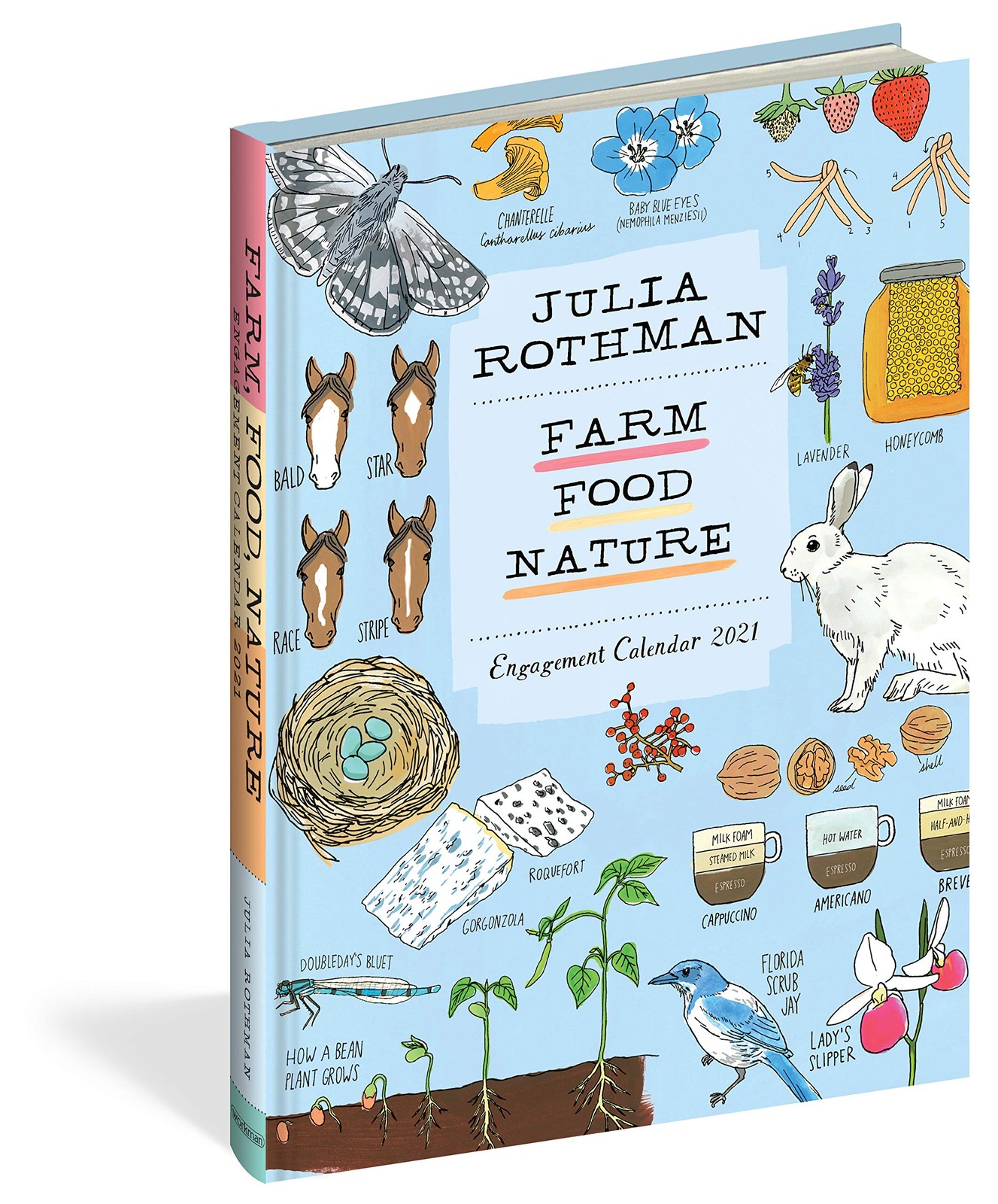 Julia Rothman Farm Food Nature 2021 Calendar