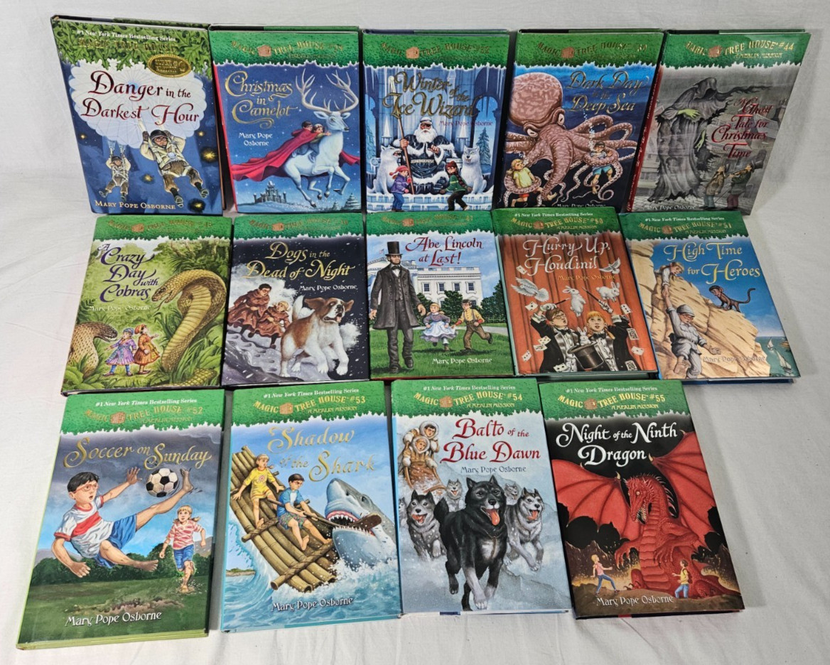 Magic Tree House Hardcover book LOT x14 Mary Pope Osborne children kids readers