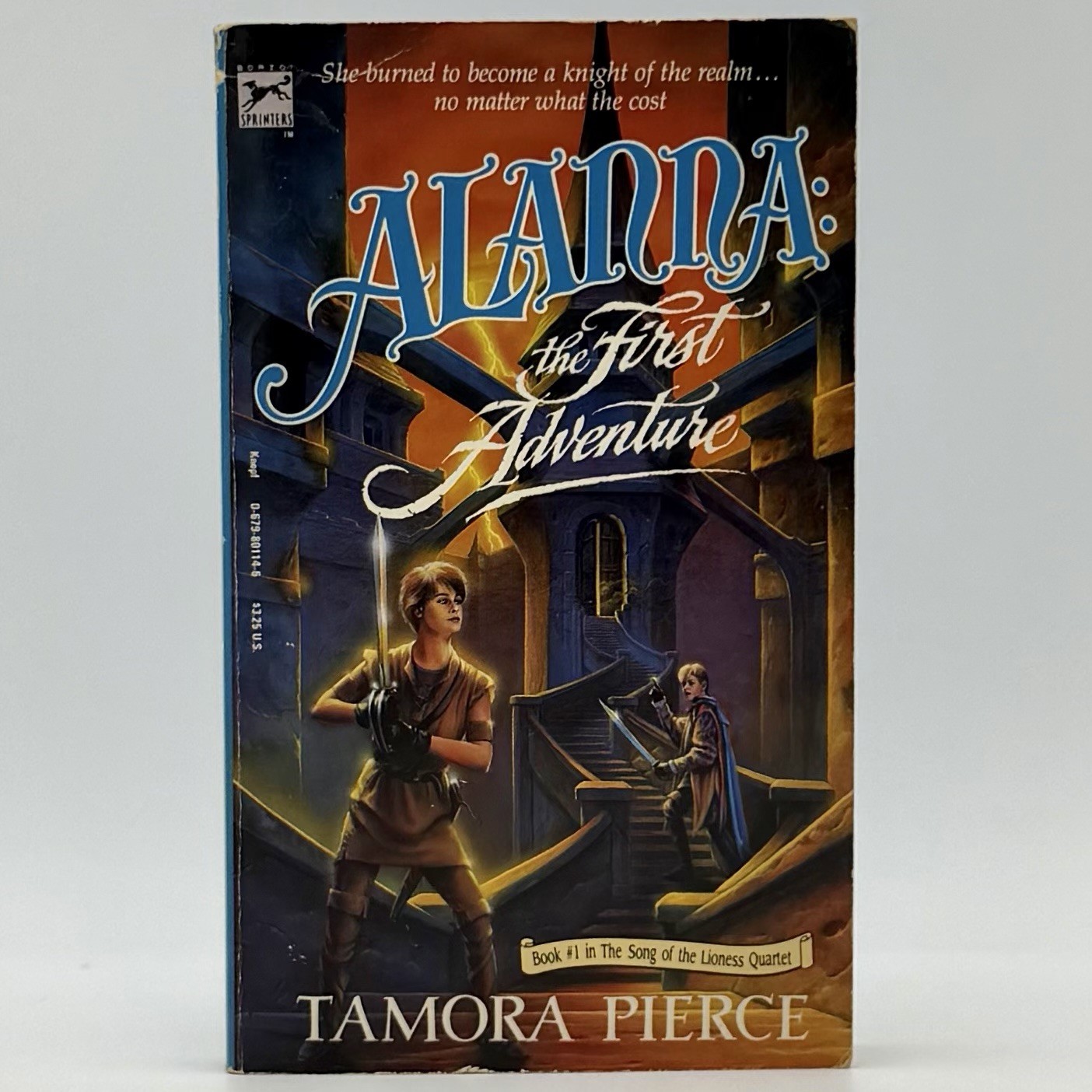 Song of the Lioness 1-4 – Tamora Pierce (mmpb set, 1st prints) Borzoi, 1989-1990