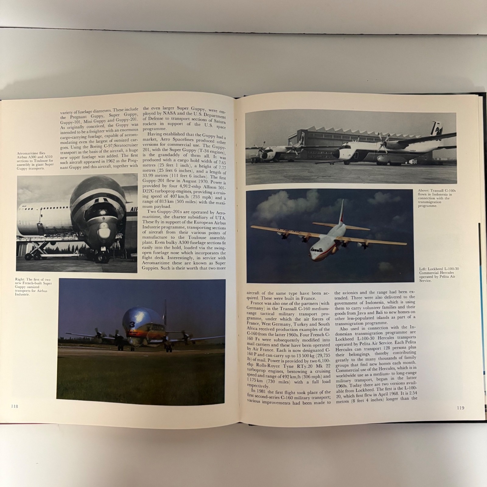 Commercial Aircraft Hardcover Book Michael J Taylor 1983 Aviation History