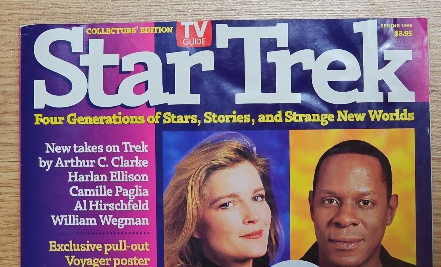 Star Trek Collector’s Edition TV Guide Magazine – Spring 1995 with attc Poster