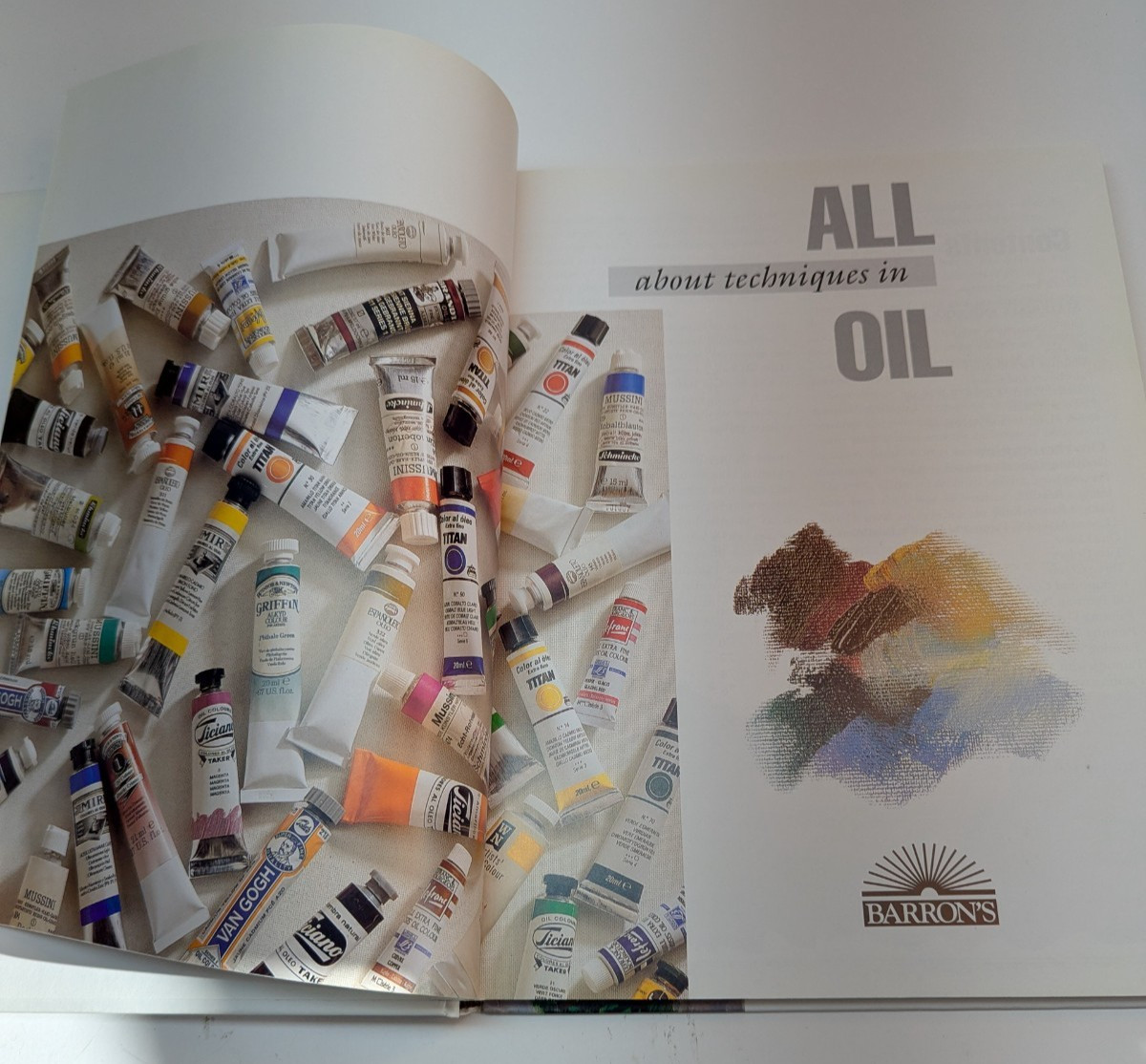 All About Techniques in Oil by Parramon 1997 Hardcover BES Publishing