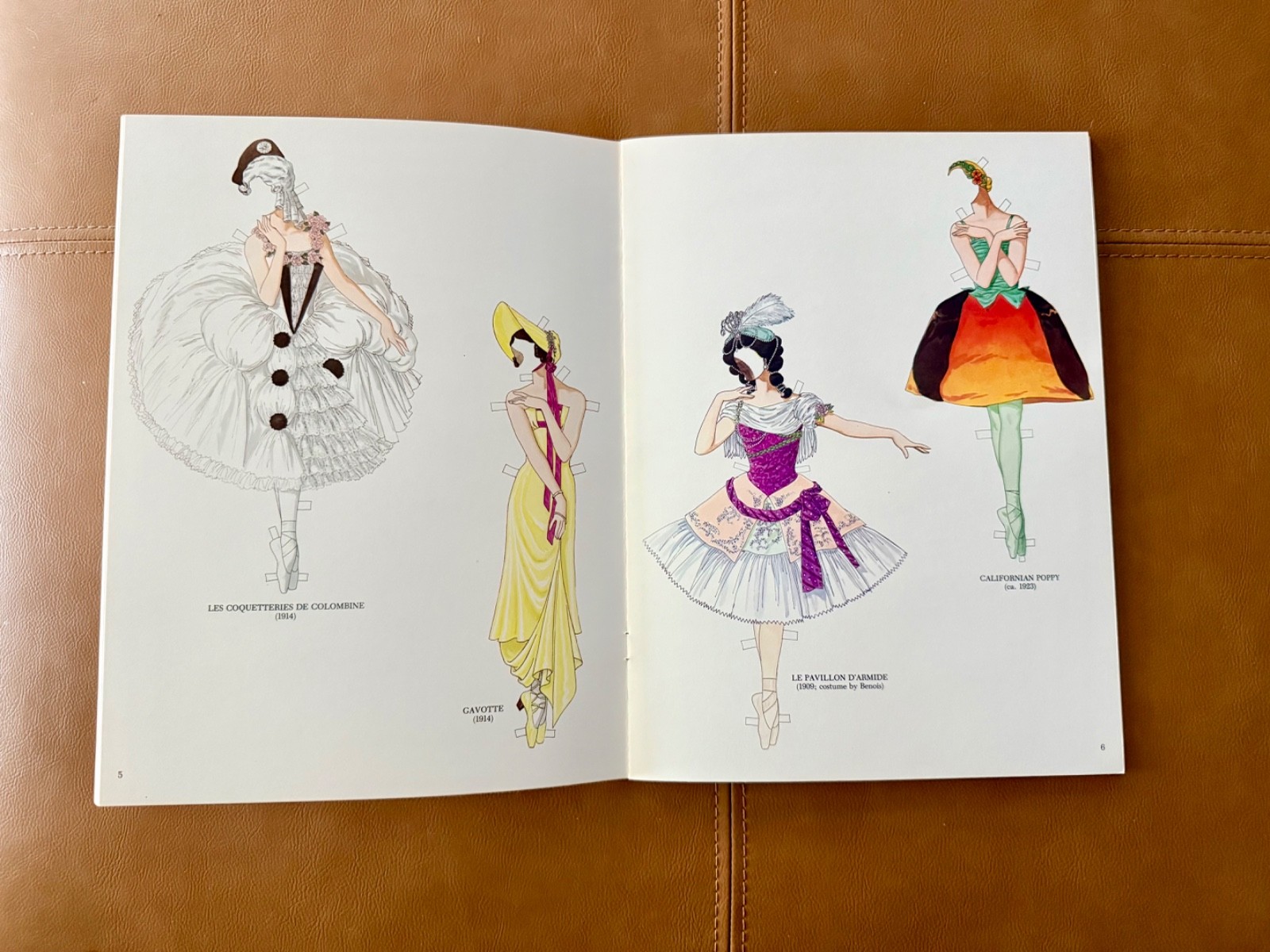 UNCUT Ballet Paper Dolls Lot 3, Tom Tierney, Ballets Russes, Pavlova, Nijinsky