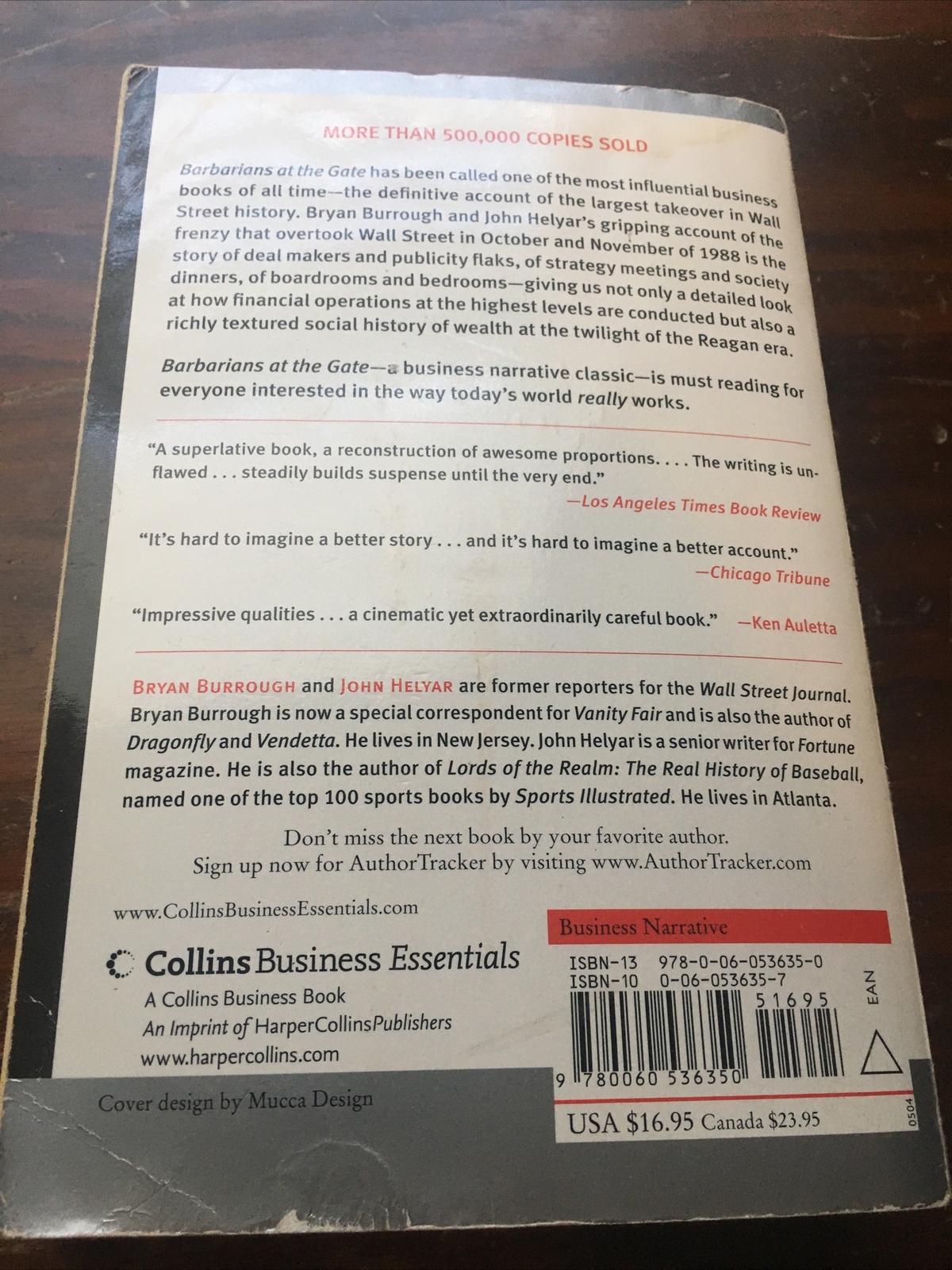 HarperBusiness Essentials Ser.: Barbarians at the Gate : The Fall of RJR Nabisco