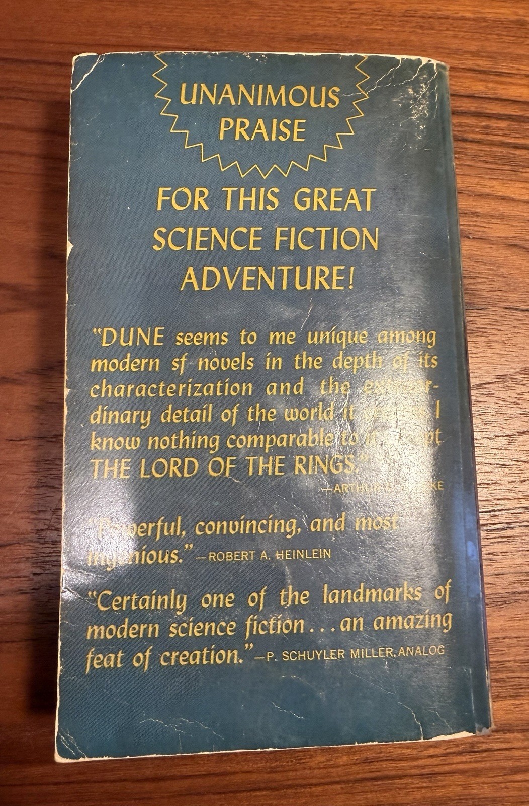 Dune Frank Herbert 1965 Ace Books MM Paperback Edition ($1.25) Schoenherr Cover!