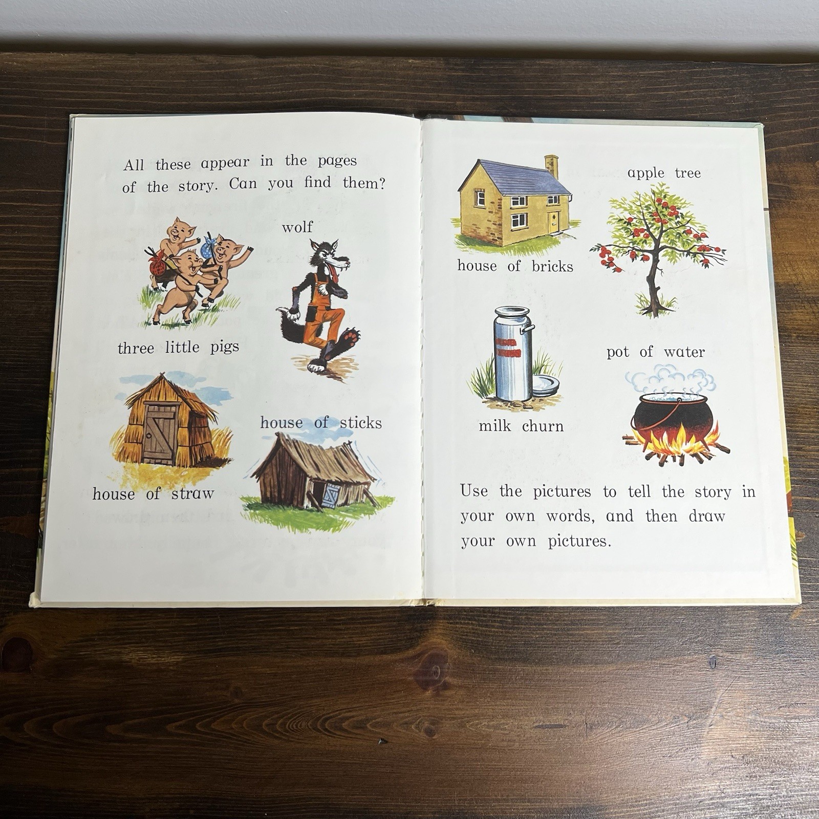 Now You Can Read Three Little Pigs Lucy Kincaid Brimax Books England 1984 VTG