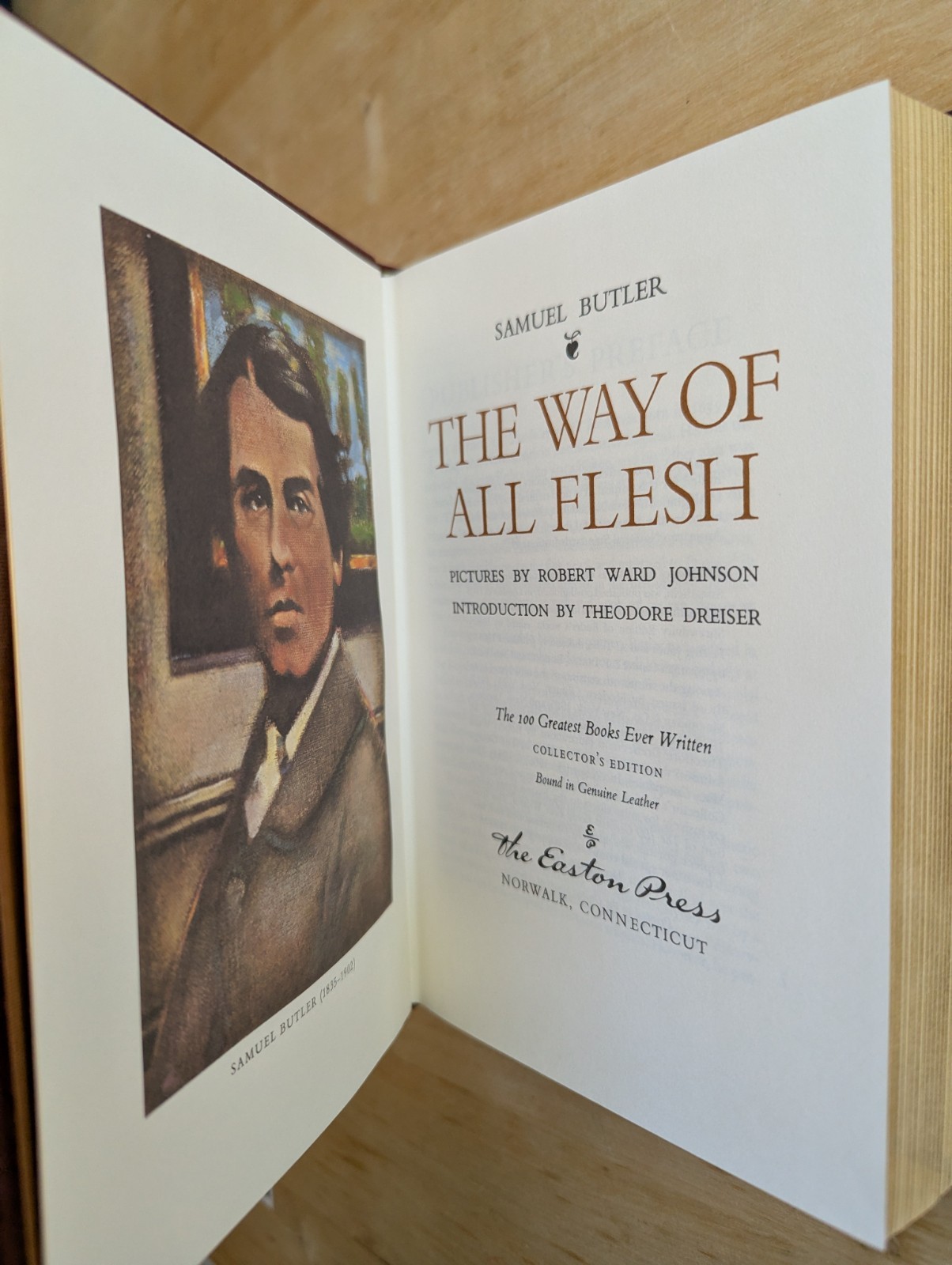 Easton Press THE WAY OF ALL FLESH, Samuel Butler 100 Greatest Books Leather NEW!