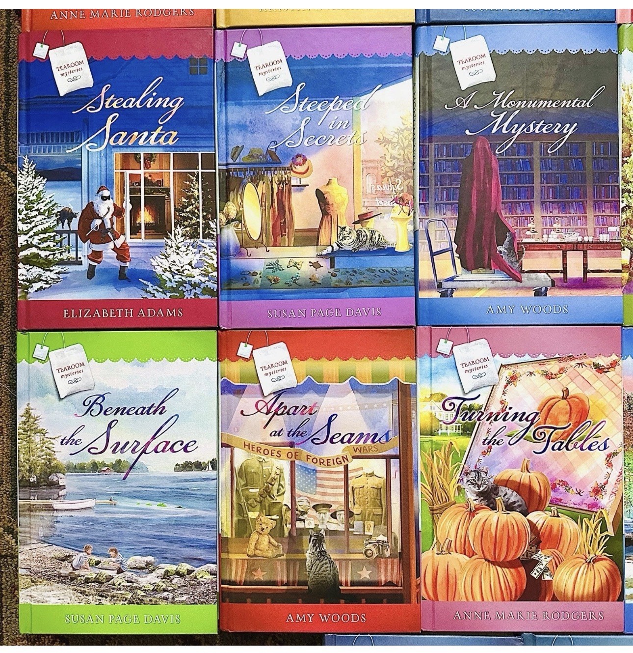 Tearoom Mysteries 27 HC Books COMPLELTE SET Lot Christian Guideposts Near Mint