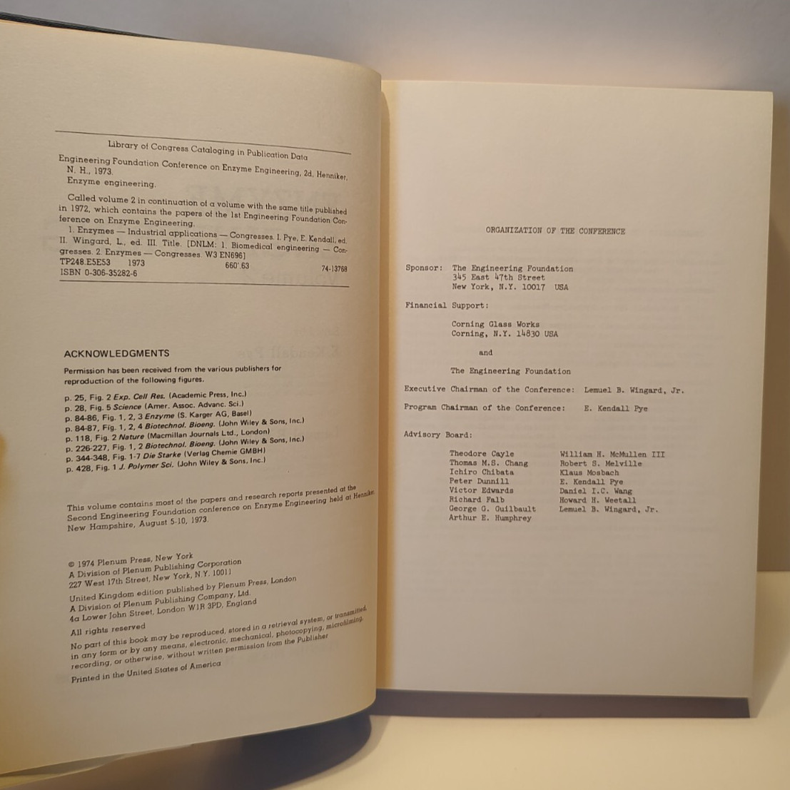 Enzyme Engineering Volume 2 by E. Kendall Pye and Lemuel B. Wingard, Jr. 1974