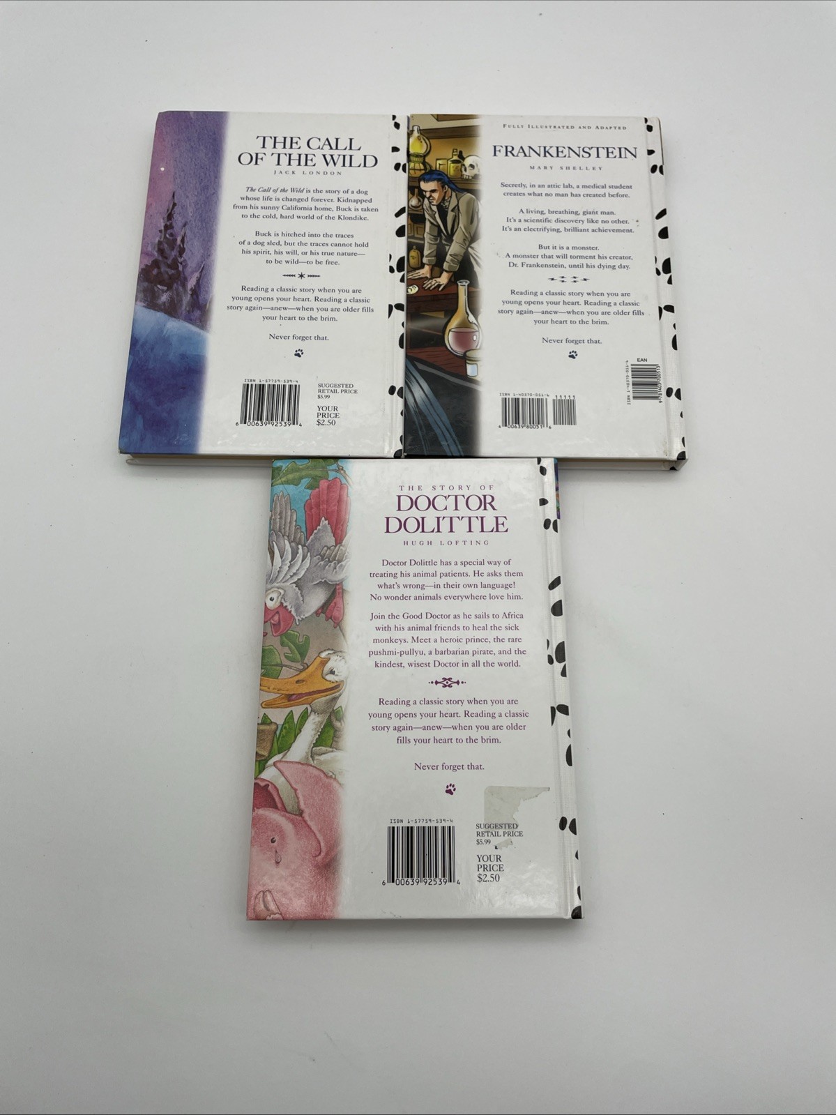 Lot of 3 Dalmatian Press Children’s Classics HC Books VG – Great Gift for Kids!
