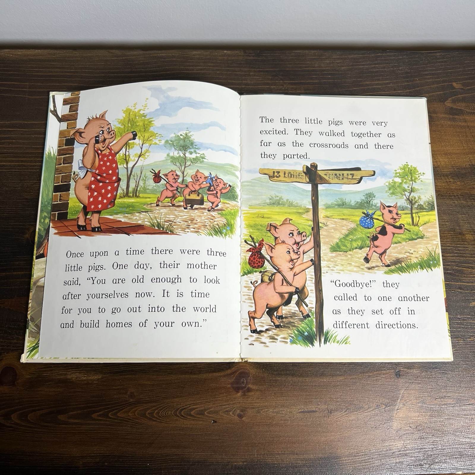 Now You Can Read Three Little Pigs Lucy Kincaid Brimax Books England 1984 VTG