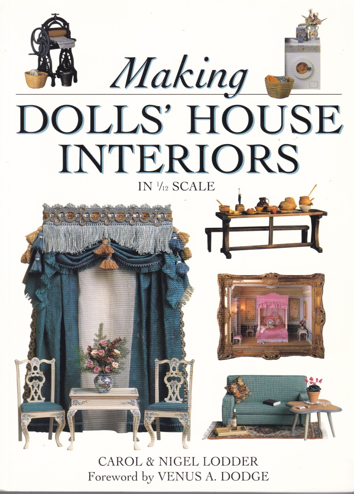 MAKING DOLLS’ HOUSE INTERIORS IN 1/12 SCALE decor furnishings kitchen tudor room