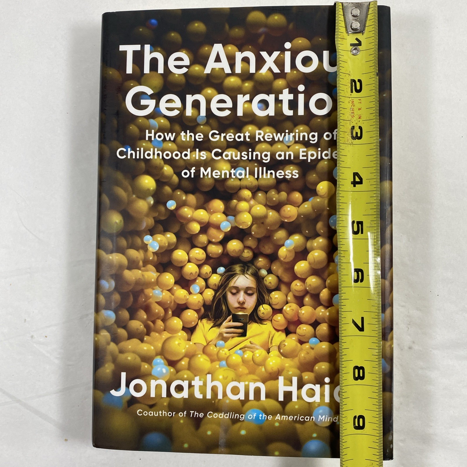 The Anxious Generation How The Great Rewiring Jonathan Haidt Penguin HC DJ 2024