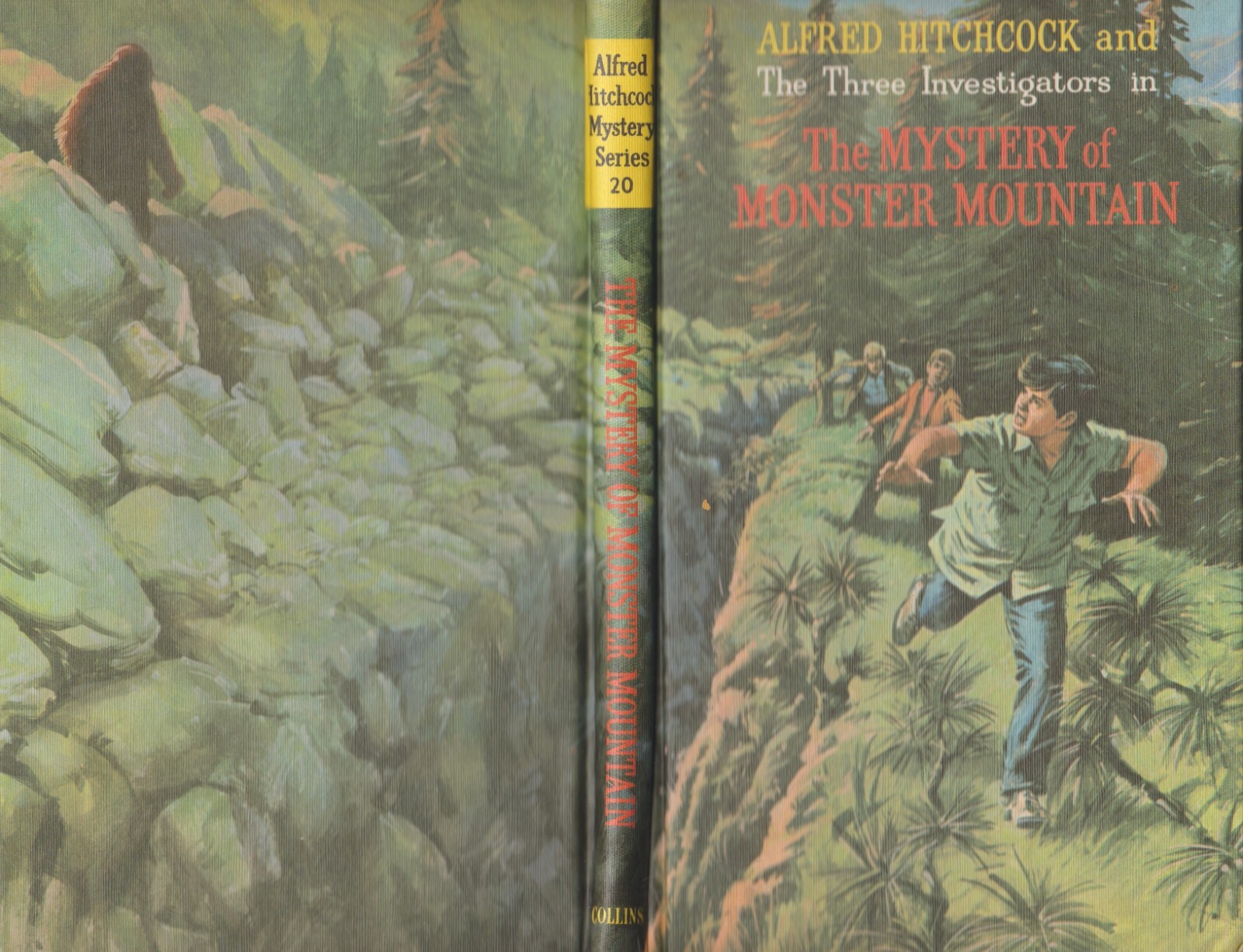 Three Investigators Mystery Of Monster Mountain 1st UK Edition PC + Dust Jacket