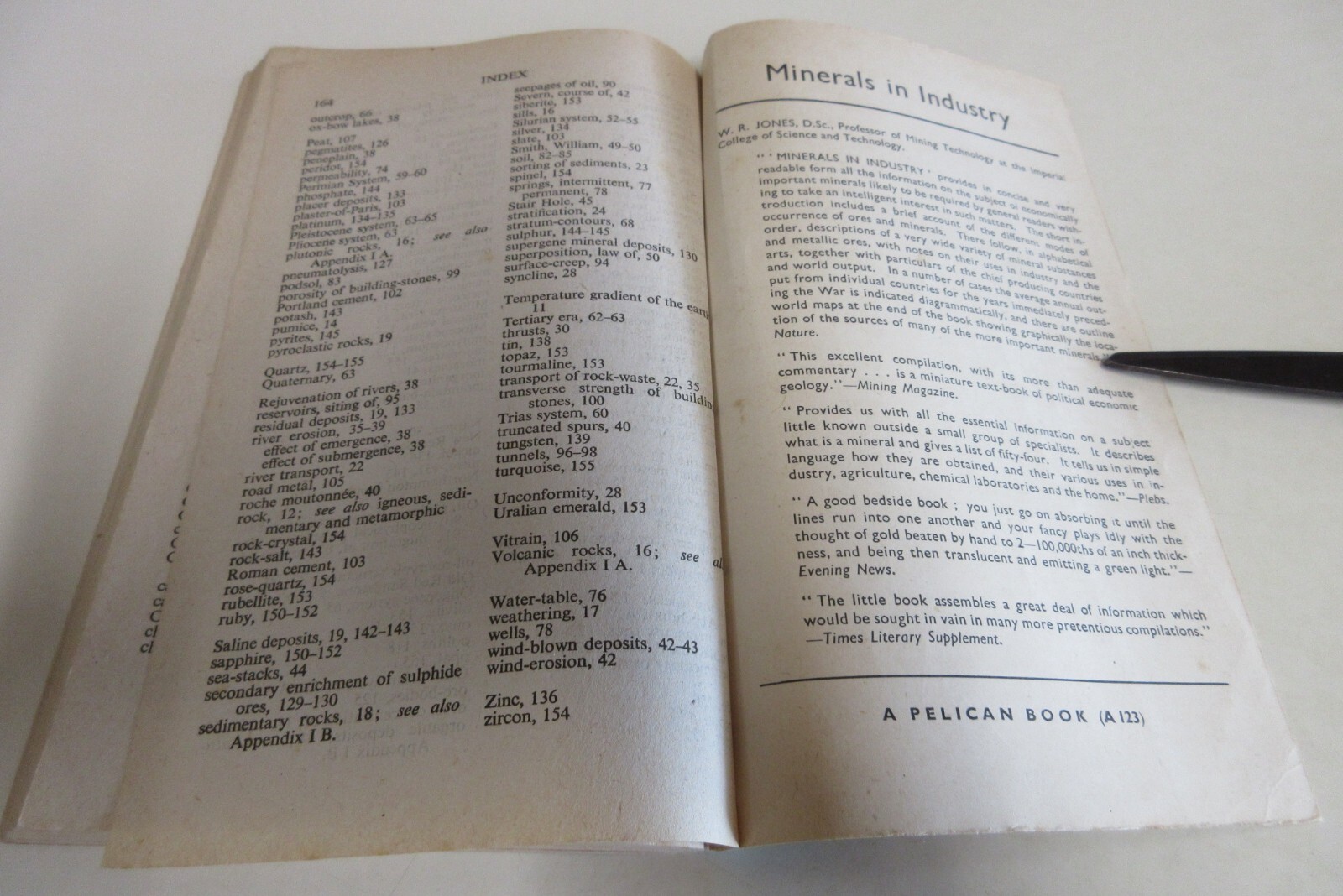 Geology in the Service of Man – Fearnsides & Bulman – Pelican – 164 Pages – 1945