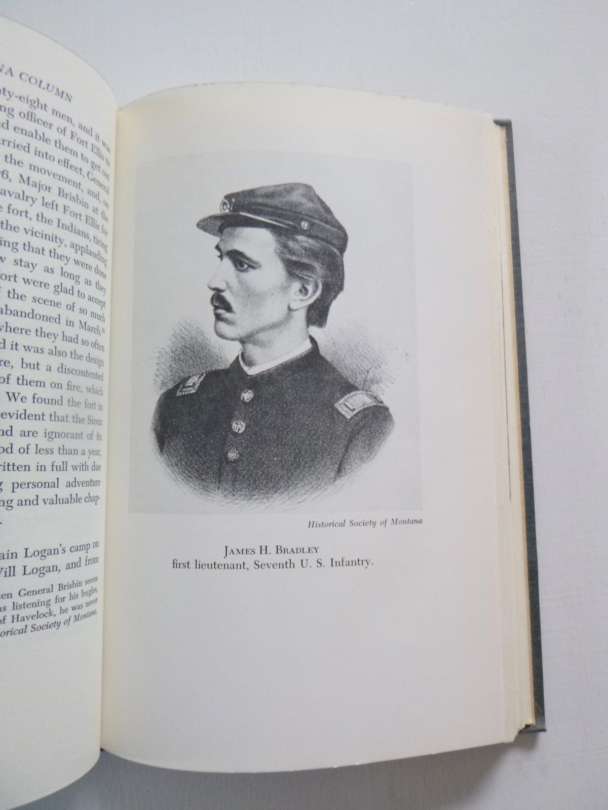 March of the Montana Column by Lt James H Bradley (Hardcover, 1961)
