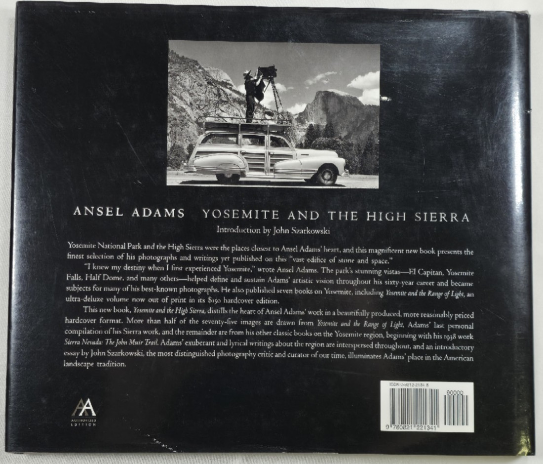 Yosemite And The High Sierra Ansel Adams Andrea Stillman