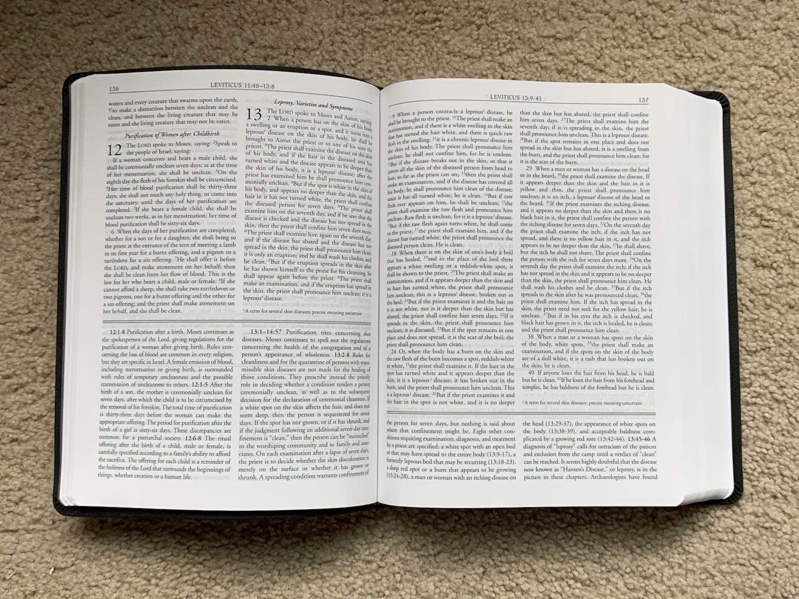 NRSV 89 Wesley Study Bible Charcoal Bonded Leather 2017 Abingdon Press