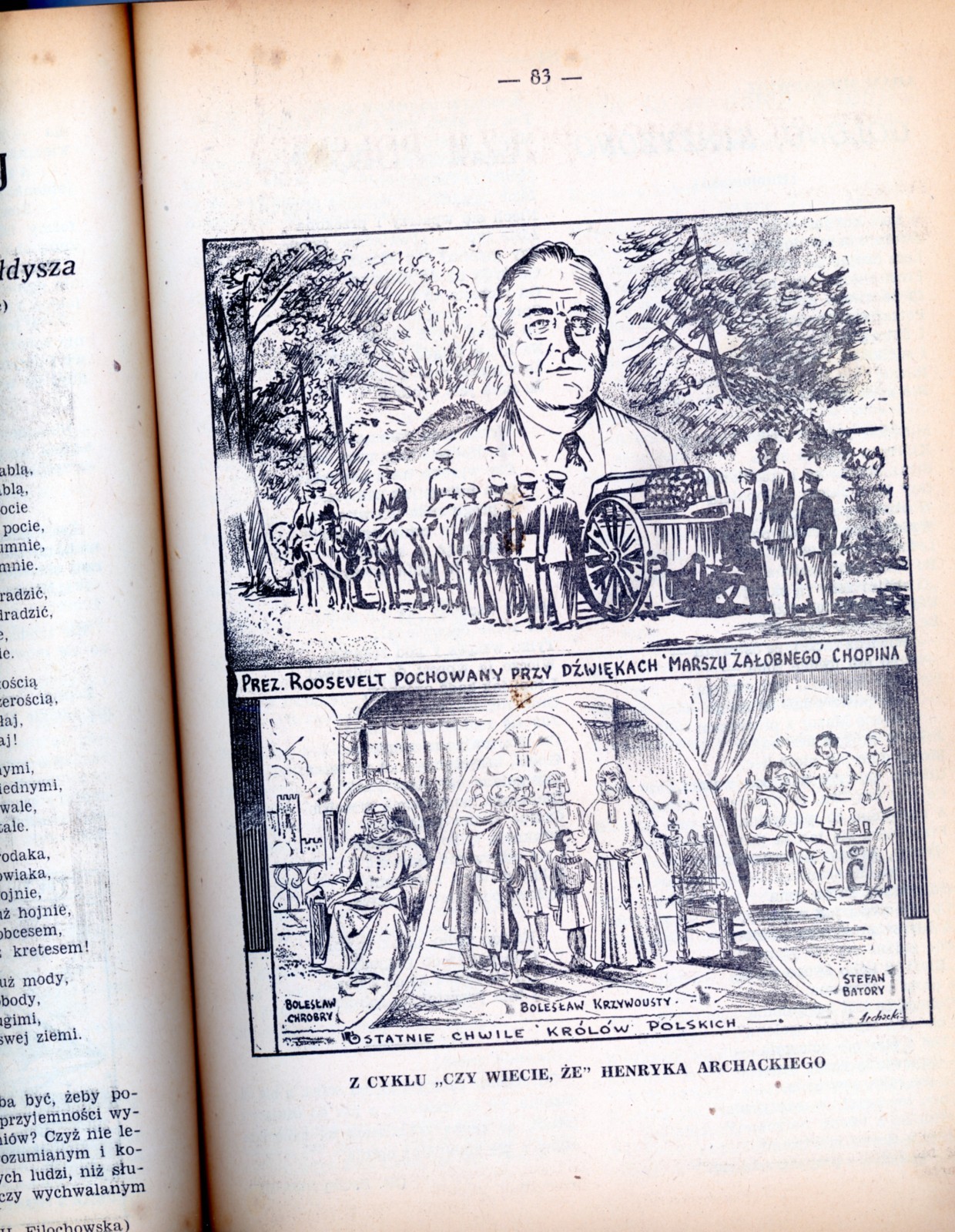 1946 Polish Illustrated Calendar 312-page book (in Polish)