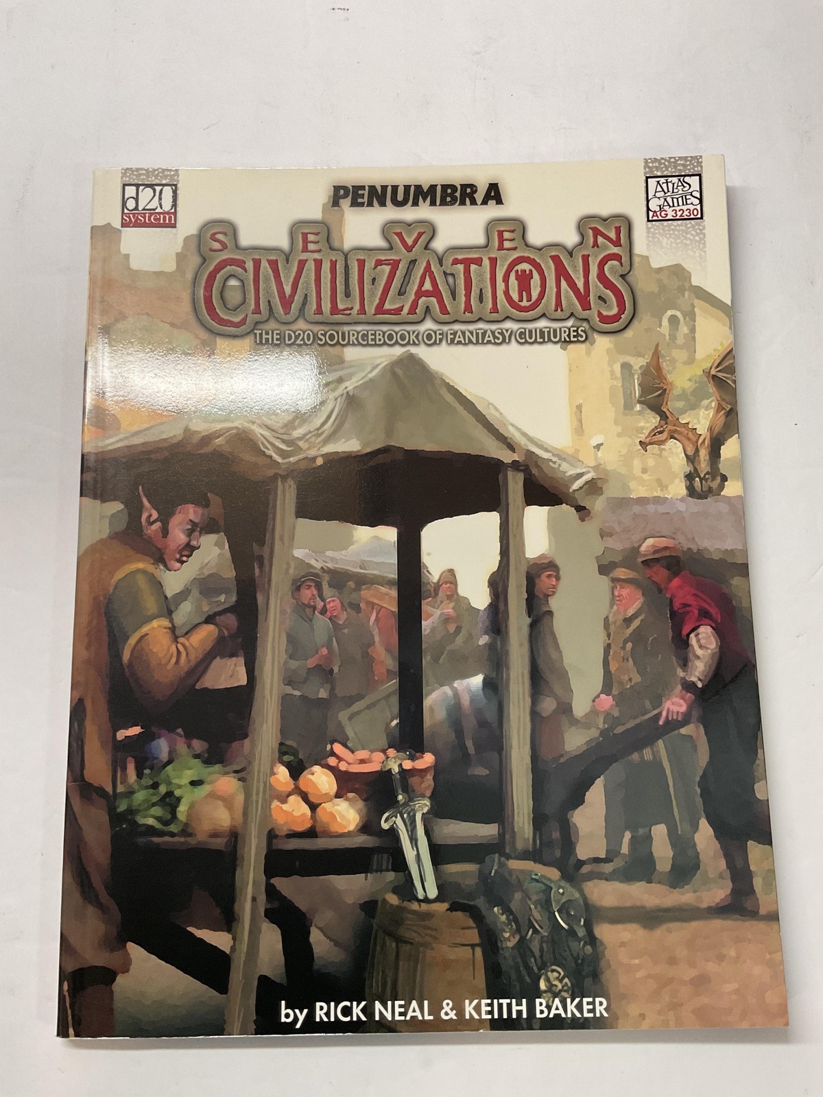 Seven Civilizations Penumbra D20 RPG Sourcebook Neal Baker Atlas Games Paperback