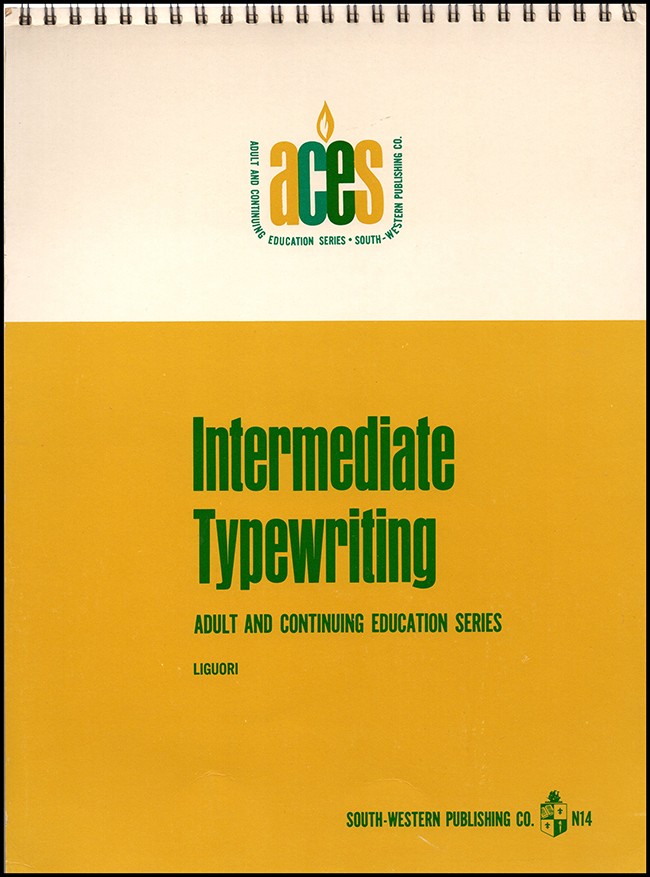 Intermediate Typewriting: Adult and Continuing Education Series (N14)