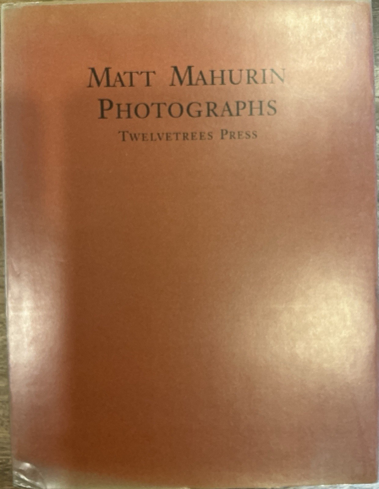 PHOTOGRAPHS By Matt Mahurin – Hardcover *Excellent Condition*
