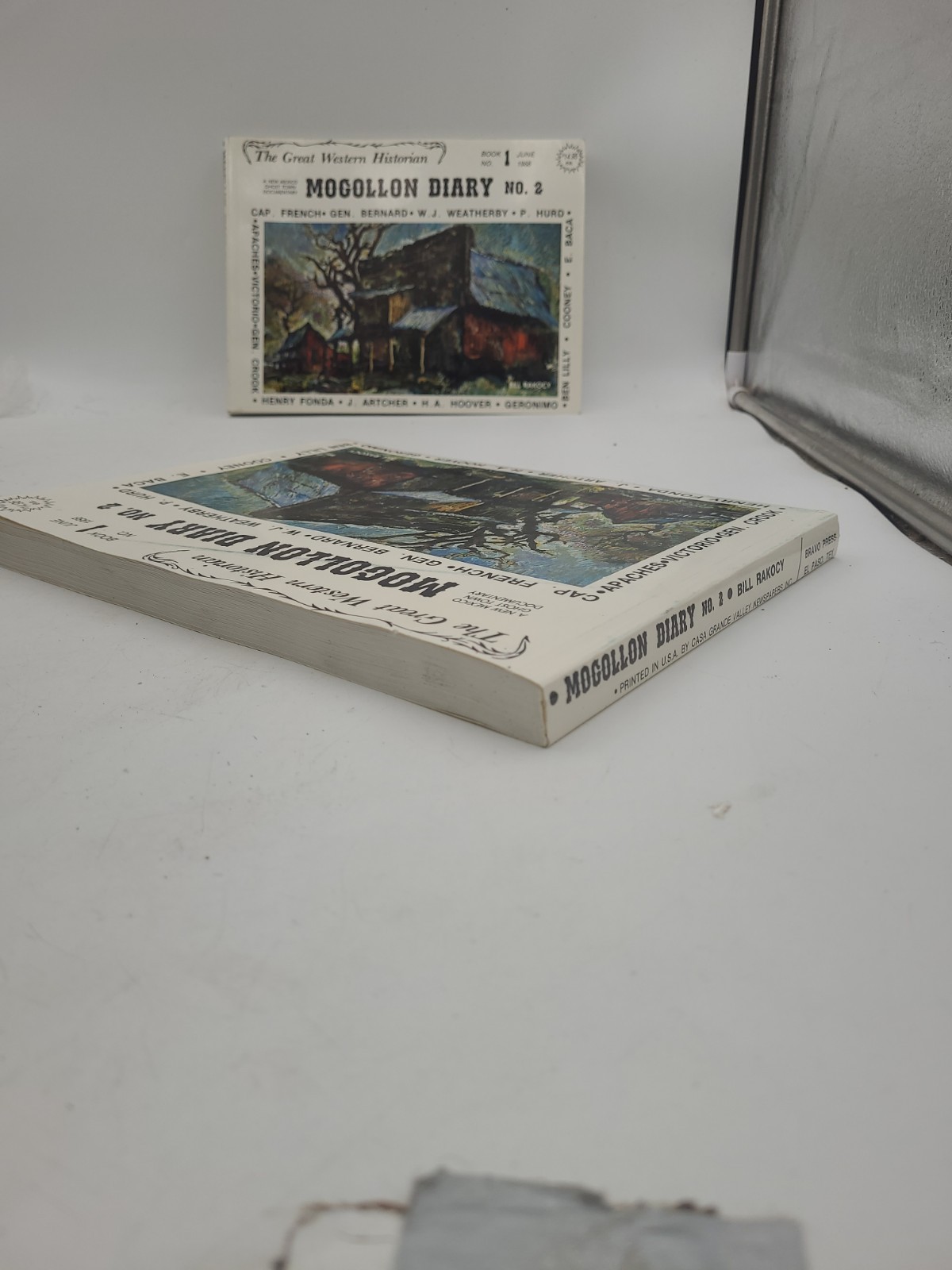 Signed + Drawing – Mogollon Diary: 1877-1977 – William Rakocy Trade Paperback/2