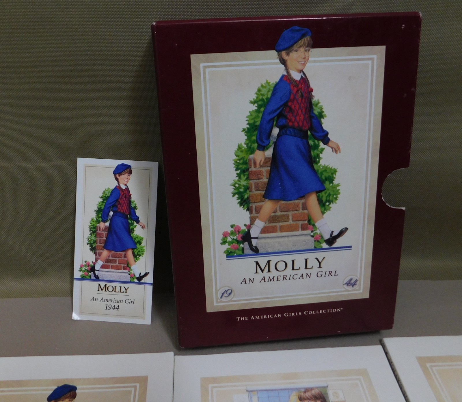 VTG MOLLY Pleasant Company American Girl Doll Books Complete Set 1st Ed READ