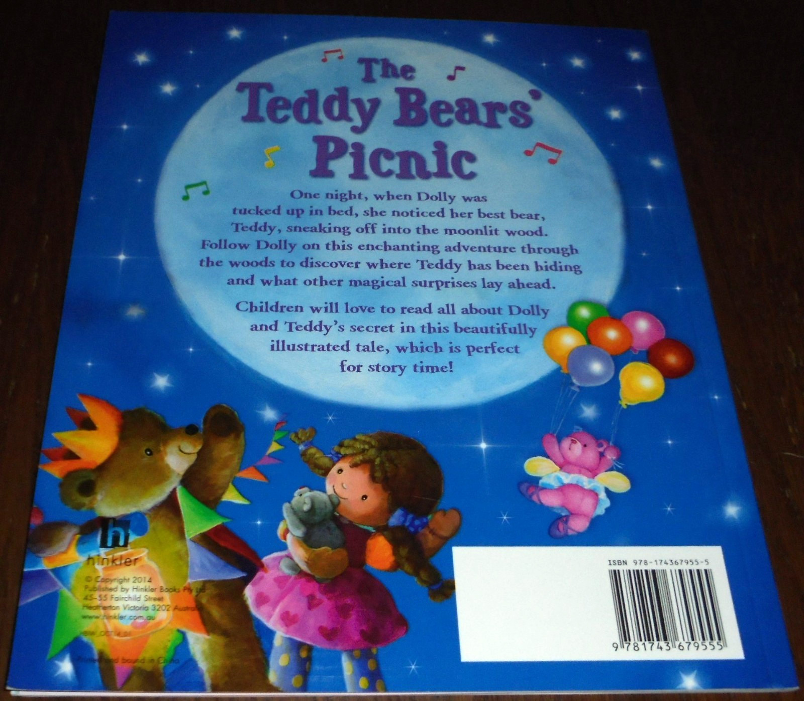 THE TEDDY BEARS PICNIC BOOK BY GILL GUILE 2014 22CM X 27CM