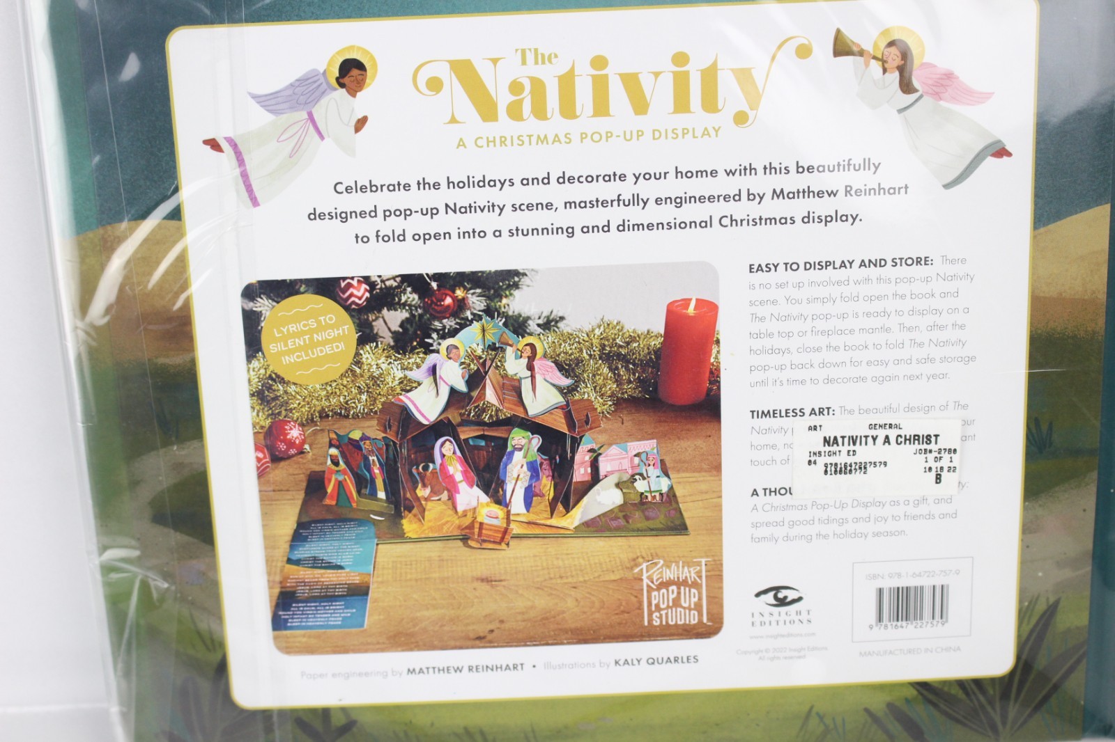 Nativity : A Christmas Pop-Up Display by Insight Insight Editions 2022 Pop Up