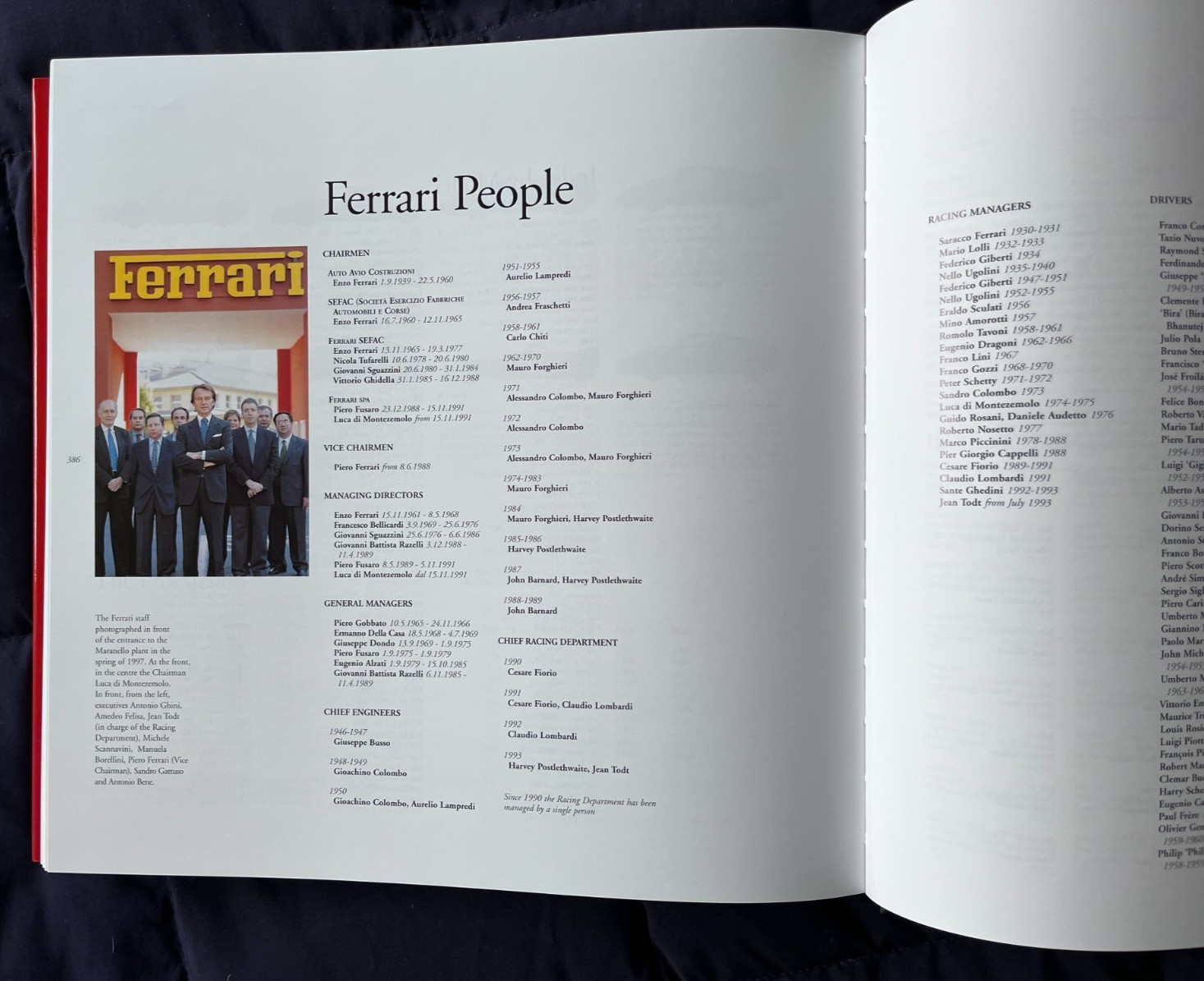 Ferrari 1947-1997 the Official Book by Gianni Cancellieri 2008 Dust Cover