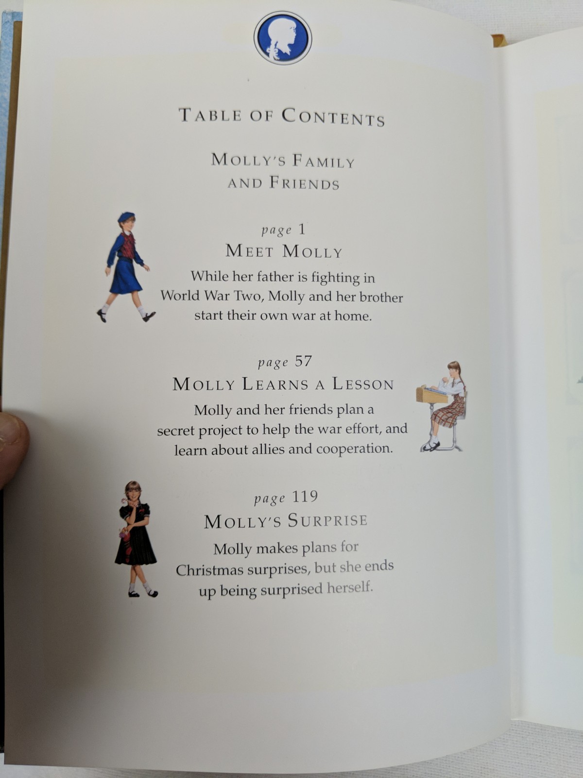 American Girls Collection Molly’s Story Collection (2004) HB DJ Valerie Tripp