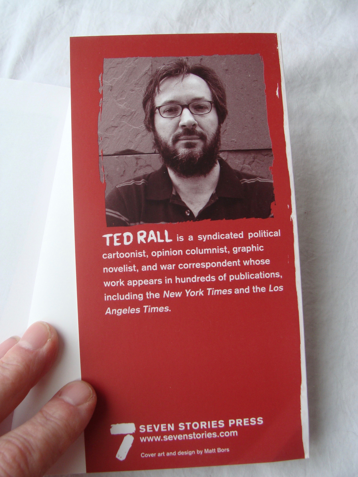 The Anti-American Manifesto by Ted Rall PB Seven Stories Press 2010 Politics
