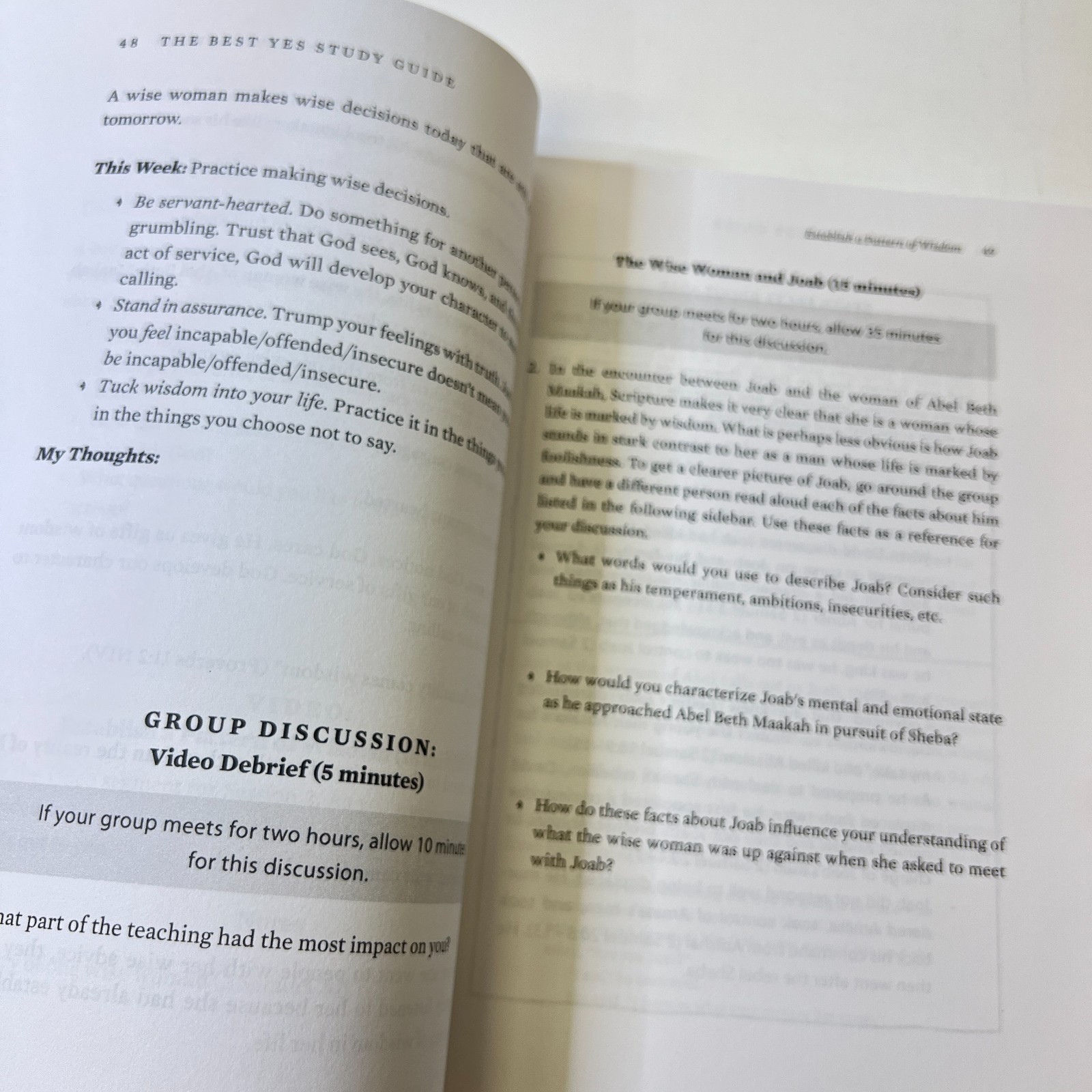 The Best Yes Study Guide: Making Wise Decisions in the Midst of Endless