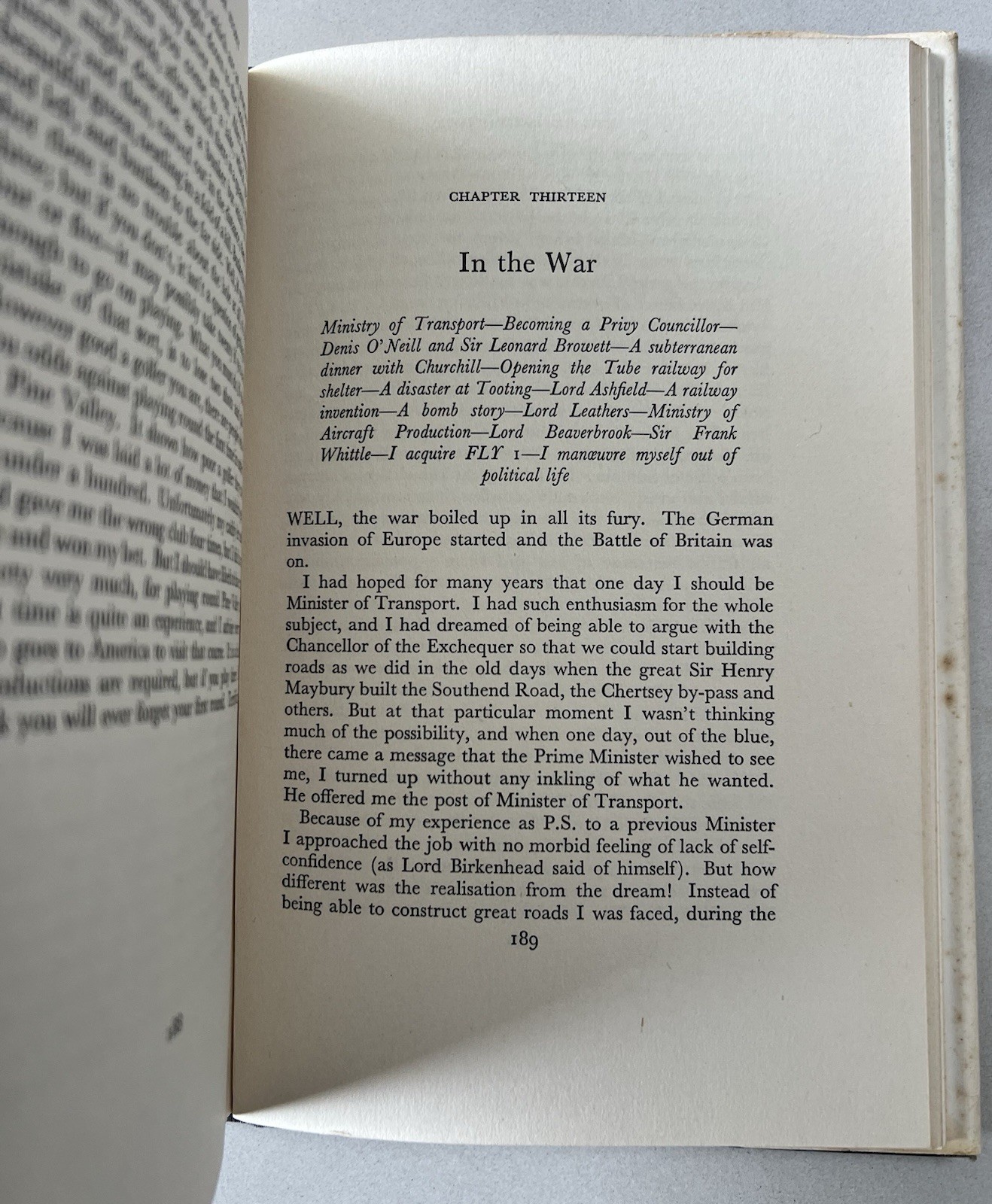 Vintage 1956 The Brabazon Story Lord Brabazon Of Tara G.B.E M.C. P.C. Book