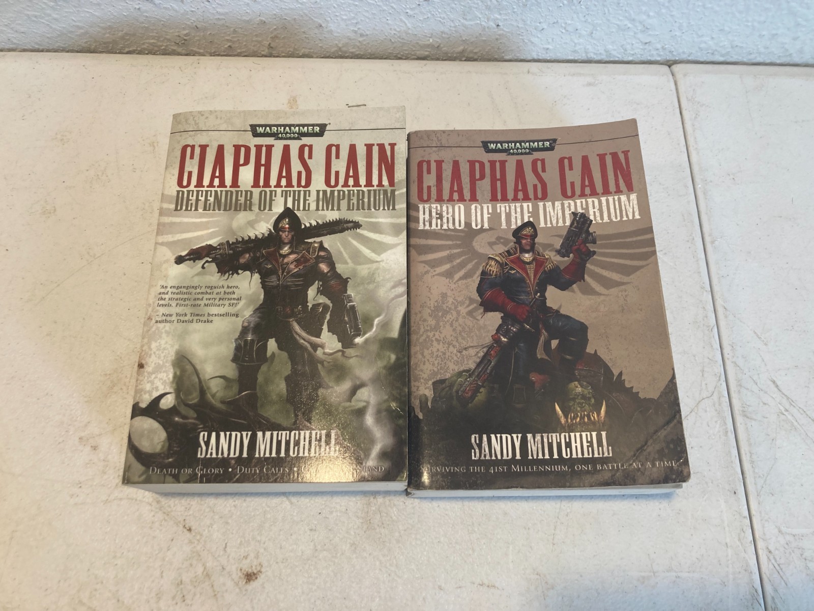 Warhammer 40k Ciaphas Cain Omnibus Lot Hero & Defender of the Imperium Books