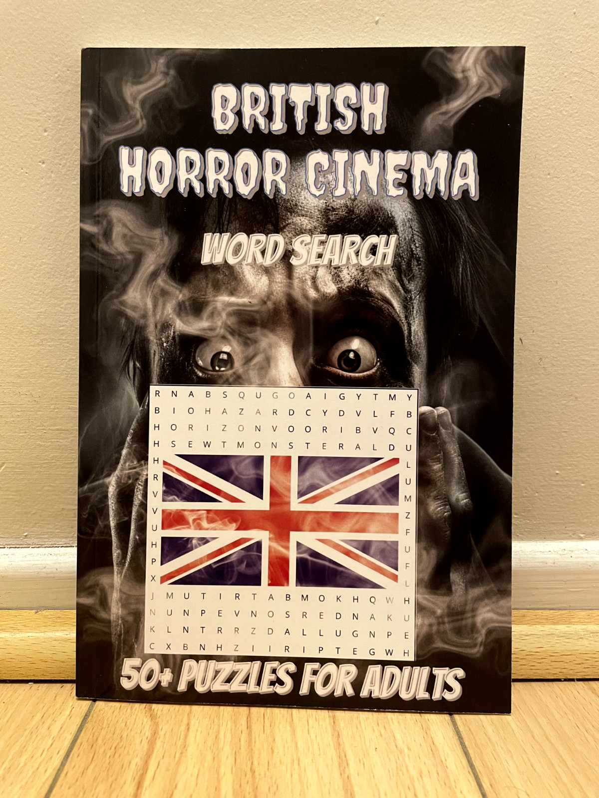BRITISH HORROR CINEMA Word Search book – Hammer, Amicus, Clive Barker, Sangster