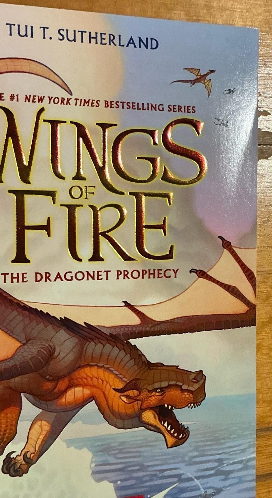 SIGNED Wings of Fire The Dragonet Prophecy Book 1 Paperback By Tui T. Sutherland