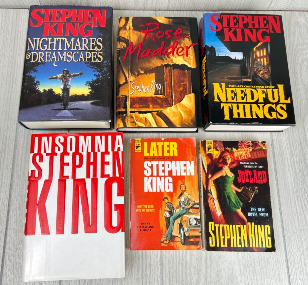 Stephen King HUGE LOT Of 11 Books 1st Prints And Book Clubs CLEAN Hardcover Soft
