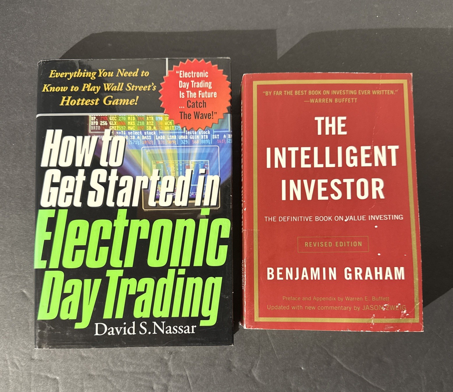 2 Investment Books : How Started Electronic Day Trading & Intelligent Investor