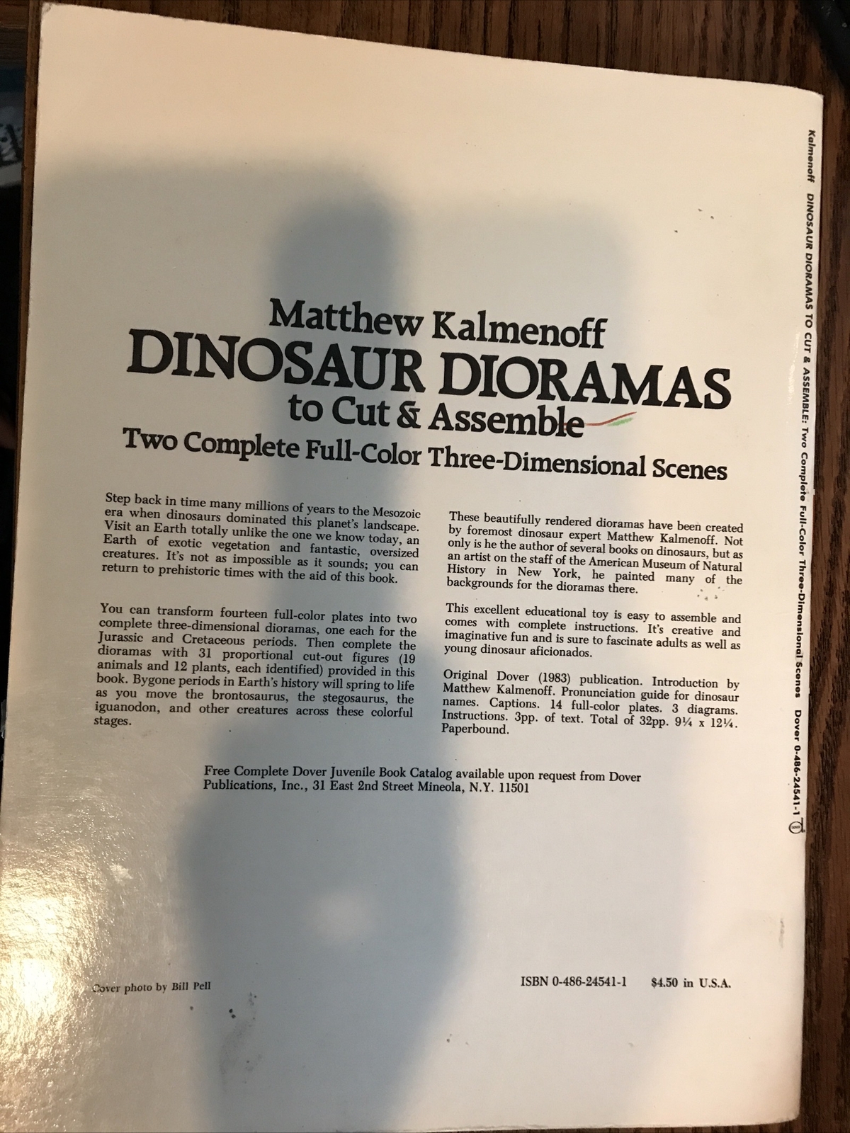 Dinosaur Dioramas to Cut and Assemble by Matthew Kalmenoff