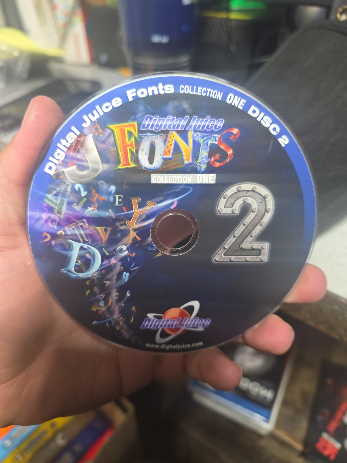 Digital Juice Fonts, Col One, Vol 1 -35 DVD-ROM (English) 3 Disc Set, Good