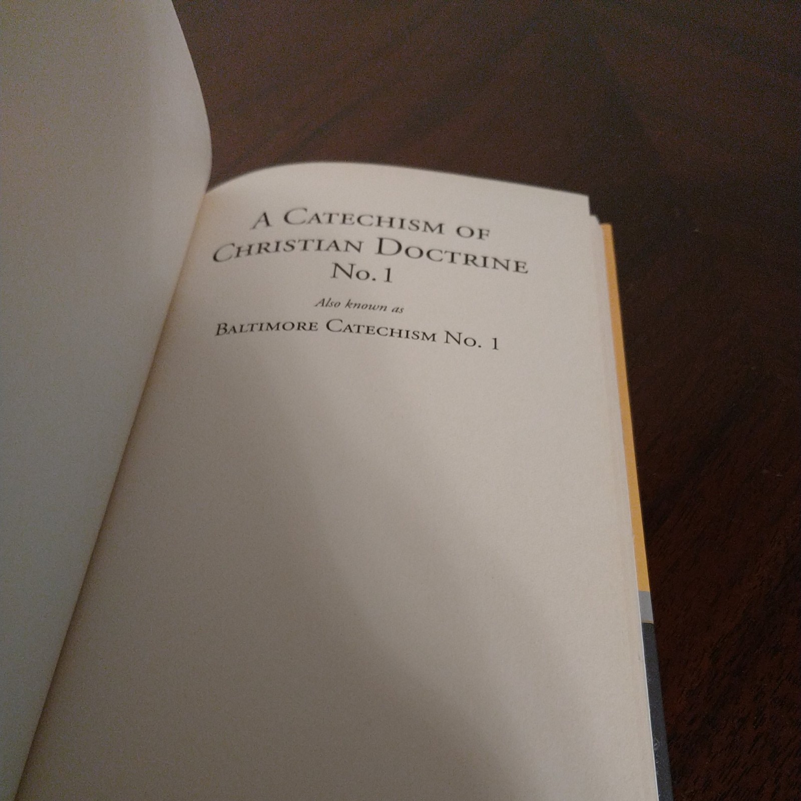 Baltimore Catechism No. 1 (Hardcover, Baronius Press, 2013)