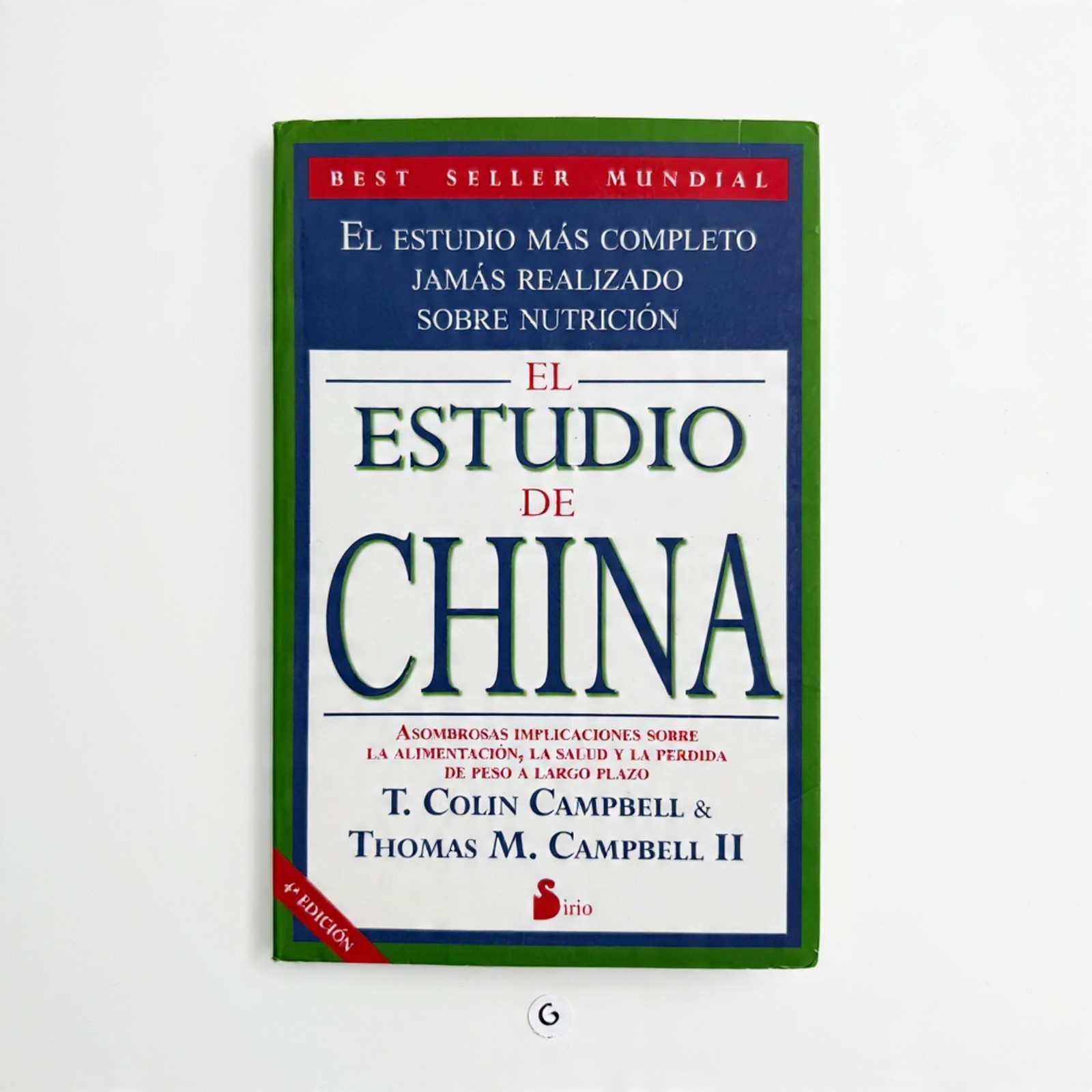 El Estudio de China T. Colin, Campbell, Thomas, Campbell, T.colin