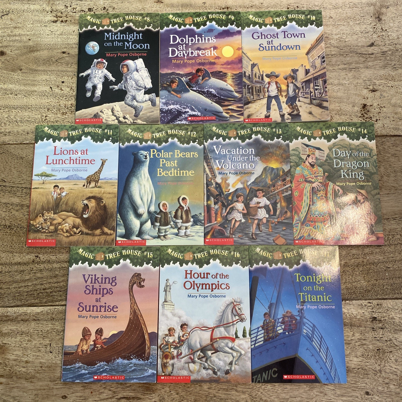 Lot of 10 Magic Tree House Books Series Set By Mary Pope Osborne paperback