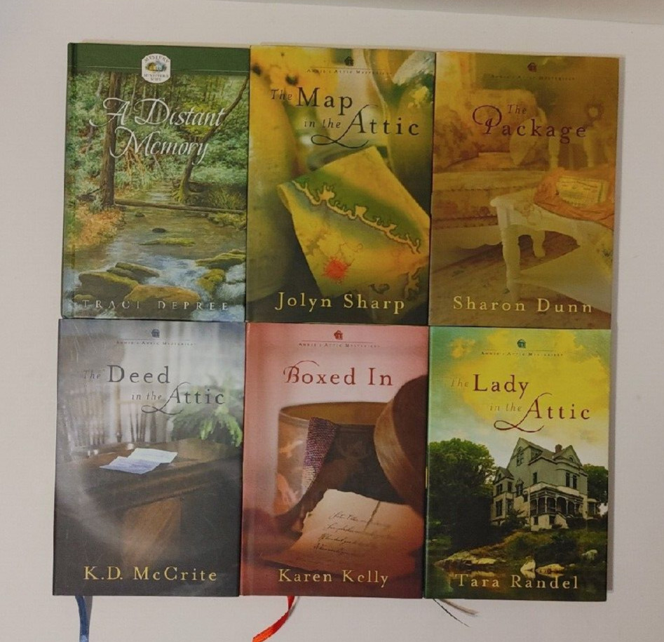 Lot of 6 Random Mix Guideposts Christian Mysteries ANNIE’S ATTIC Amish PATCHWORK